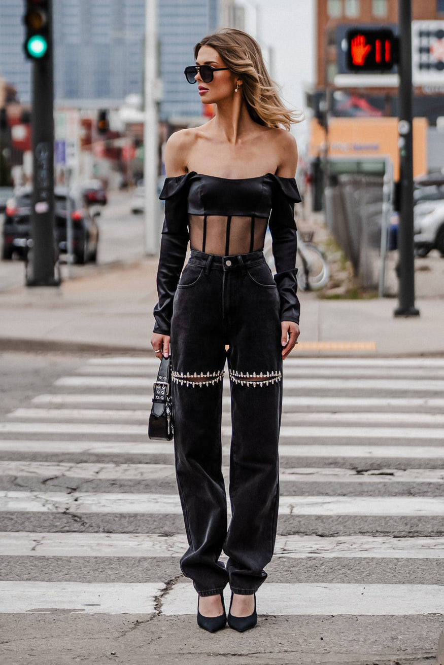 ASHLEY Jeans [Black]