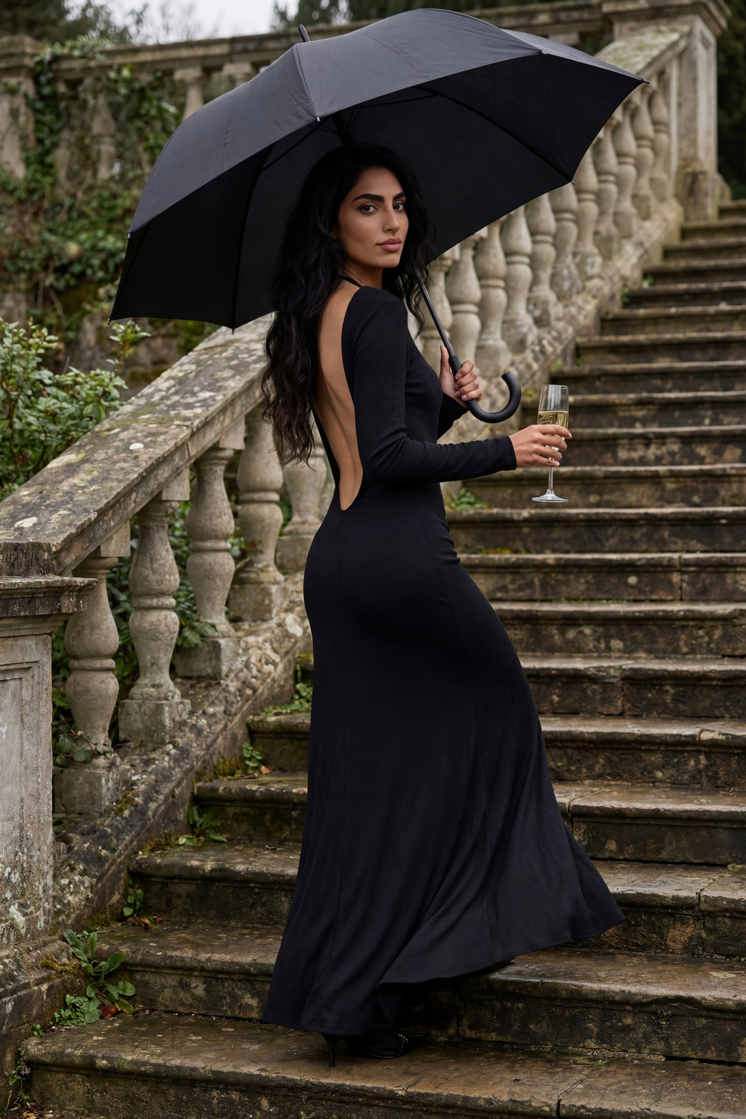 umbrella black dress Georgette Umbrella Frock Latest Design Umbrella Frock New Dress Design 2017 Georgette Black Umbrella